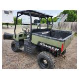 2008 Polaris Ranger 700XP w/ snowplow
