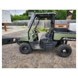 2008 Polaris Ranger 700XP w/ snowplow