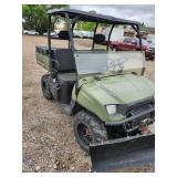 2008 Polaris Ranger 700XP w/ snowplow
