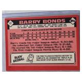 Barry Bonds Rookie 1986 Topps Traded #11T