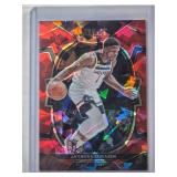 Anthony Edwards 2022-23 Panini Select Prizm Red Cracked Ice #46 - Minnesota Timberwolves Basketball Card