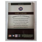 Gary Carter 2005 Donruss Greats Relic Memorabilia HOF Souvenirs HOFS-16