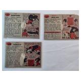 Lot of 11 Vintage NFL Cards from 1957