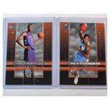 Chris Bosh and Carmelo Anthony Rookie Cards 2004 Upper Deck Rookie Exclusives