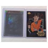 Lot of 2 Wayne Gretzky Cards 1996 Upper Deck Insert No. G17 & 1990 Hockey Super Stars Holograph