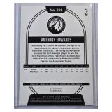Anthony Edwards Rookie 2020-21 Panini Hoops Basketball No. 216