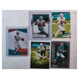 Lot of 5 Tua Tagovailoa Rookie Cards