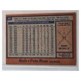 Pete Rose 1978 Topps No. 20 Vintage Baseball Card
