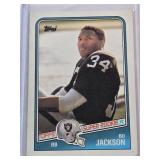 Bo Jackson 1988 Topps Super Rookie No. 327