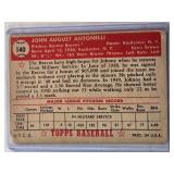 John Antonelli 1952 Topps No. 140 Vintage Baseball Card