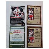 Lot of 6 Nice Patrick Mahomes Cards - Notoriety, Stargazing, Optic, Prizm