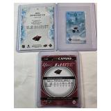 Lot of 3 Minnesota Wild Cards - Joel Erikkson, Adam Beckman Premiers, Brandon Duhaime Young Guns