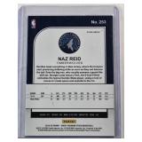 Naz Reid Rookie 2019-20 Panini Silver Laser Prizm No. 253 Premium Stock