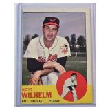 Hoyt Wilhelm 1963 Topps No. 108 Vintage Baseball Card