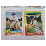 Lot of 10 Steve Garvey Vintage Baseball Cards