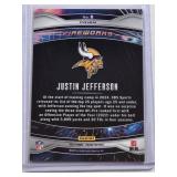Justin Jefferson 2024 Panini Cracked Ice Prizm Fireworks #8