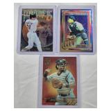 Lot of 3 Mike Piazza Inserts - Fortune 15, MVP, Topps Stadium Club