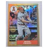 Mike Trout 2022 Topps Refractor No. 87BC-1