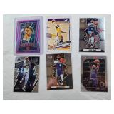 Lot of 6 LeBron James Cards with Inserts
