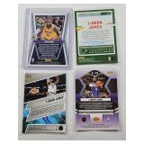 Lot of 6 LeBron James Cards with Inserts