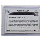 Bobby Witt Jr. Rookie 2022 Topps No. US187