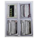 Lot of 4 Bowman Refractors - Yeison Morrobel Rookie Auto, Matt Chapman 1st, Jasson Dominguez, Max Muncy