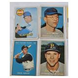 Lot of 7 Vintage Baseball Cards from the Late 50s and 60s