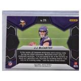 J.J. McCarthy Rookie 2024 Panini Mosaic RC No. 275 - Minnesota Vikings Football Card