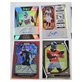 Lot of 7 NFL Autos and Rookie Autos - Darius Slayton, Chigoziem Okonkwo, Trevon Moehrig, Seth Williams, Darrynton Evans, Cameron Sutton