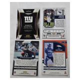 Lot of 7 NFL Autos and Rookie Autos - Darius Slayton, Chigoziem Okonkwo, Trevon Moehrig, Seth Williams, Darrynton Evans, Cameron Sutton