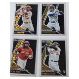 Lot of 6 Topps Black Gold Cards - Paul Goldschmidt, Freddie Freeman, Nolan Gorman, Vladimir Guerrero Jr, Adley Rutschman Rookie