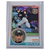 Ichiro Suzuki 2018 Topps Mojo Refractor #3 - Miami Marlins Baseball Card