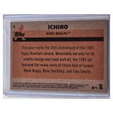 Ichiro Suzuki 2018 Topps Mojo Refractor #3 - Miami Marlins Baseball Card