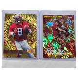 Lot of 2 Steve Young Football Cards - San Francisco 49ers