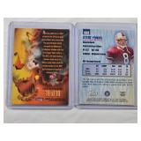 Lot of 2 Steve Young Football Cards - San Francisco 49ers