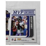 Lot of 3 Lamar Jackson Cards Including a Die Cut Prizm