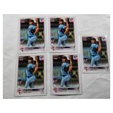 Lot of 5 Joe Ryan Rookie Topps British Version #19 UK Edition