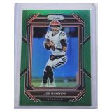 Joe Burrow 2022 Panini Prizm Green Refractor Prizm #56 - Cincinnati Bengals