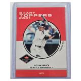 Ichiro Suzuki Rookie 2001 Fleer Platinum Chart Toppers #417 - Seattle Mariners