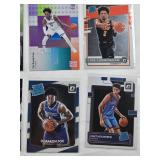 Lot of 9 Basketball Cards Featuring Tyrese Haliburton, Cade Cunningham, Chet Holmgren, De