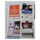 Lot of 9 Basketball Cards Featuring Tyrese Haliburton, Cade Cunningham, Chet Holmgren, De