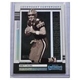 Brett Favre 2021 Panini Contenders Legendary Contenders SP #LGD-BFA and Numbered 15/99- Green Bay Packers Football Card
