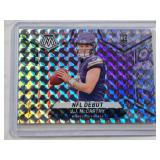 J.J. McCarthy Rookie 2024 Panini Mosaic Prizm Reactive #275 - Minnesota Vikings Football Card