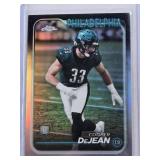 Cooper DeJean Rookie 2024 Topps Chrome Refractor #232 - Philadelphia Eagles Football Card