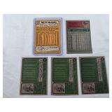 Lot of 5 Vintage Willie McCovey Baseball Cards from the 1960s and 1970s