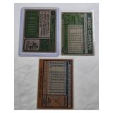 Lot of 3 Rod Carew Vintage Baseball Cards Including Topps from 1974, 1977, 1978