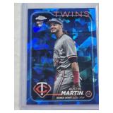 Austin Martin Rookie 2024 Topps Chrome Sapphire #USCS114 - Minnesota Twins Baseball Card