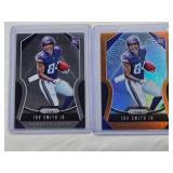 Lot of 2 Irv Smith Jr. Rookie Football Cards - One Numbered 155/249