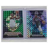 Lot of 2 Anthony Edwards Panini Mosaic Prizm Basketball Cards - Minnesota Timberwolves Basketball Cards