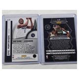 Lot of 2 Anthony Edwards Panini Mosaic Prizm Basketball Cards - Minnesota Timberwolves Basketball Cards